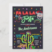 グローサクタスメキシカンフィエスタホリデーパーティー 招待状 (正面)