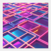 グロージオメトリックピールとスティック壁のデコ 壁紙 (正面)