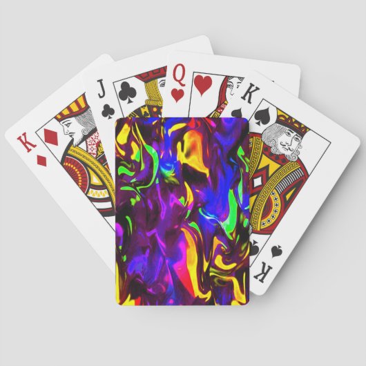 グロースティックレーブファイアスティック虹 トランプ (裏面)