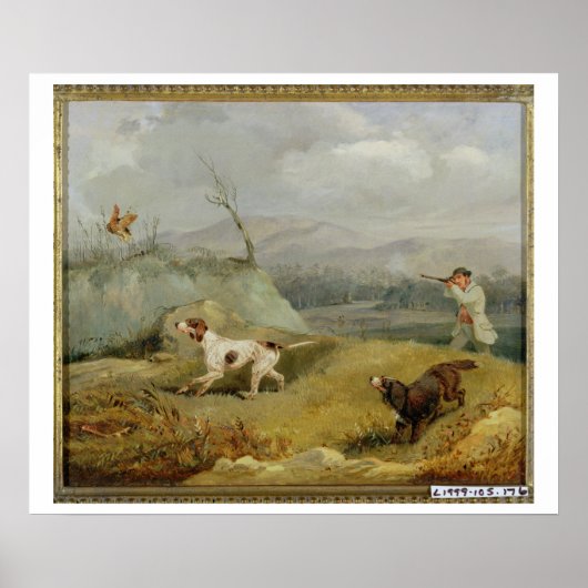 グロース射撃、 発砲(油オンキャンバス) ポスター (正面)