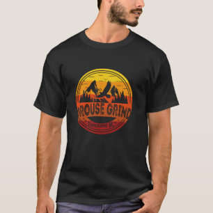 グローズグラインドバンクーバーBCカナダのハイキングトレイルムーン Tシャツ