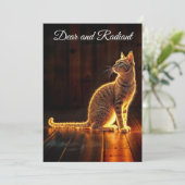 グロータビーモダンビー猫ブルーアイズファンタジー 招待状 (スタンド正面)