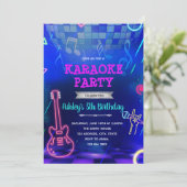 グローディスコロックダンスパーティの招待状 招待状 (スタンド正面)