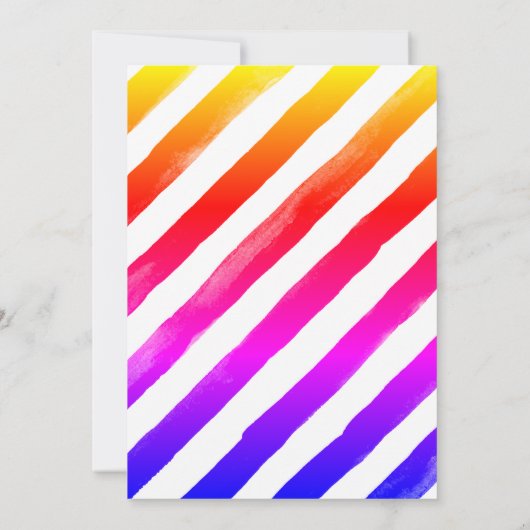 グローディスコロックダンスパーティの招待状 招待状 (裏面)