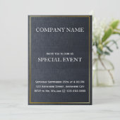 グローデンフレーム企業のパーティの招待状カード 招待状 (スタンド正面)