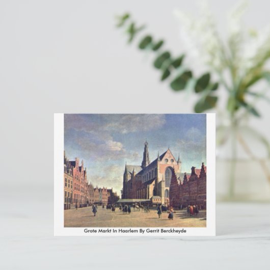 グロートマークインハーレムバイジェリットベルクヘイド ポストカード (スタンド正面)