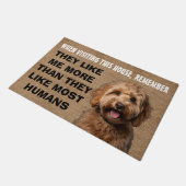 グロードーパーソナライズされたマ ドアマット (アングル)