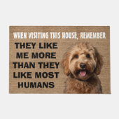 グロードーパーソナライズされたマ ドアマット (正面)