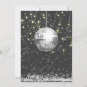 グローネオンブルーディスコ誕生日パーティー 招待状 (裏面)