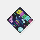 グローネオンライツサンキューバースデーパーティー スタンダードカクテルナプキン (角)