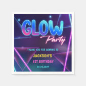 グローネオンライツサンキューバースデーパーティー スタンダードカクテルナプキン (正面)