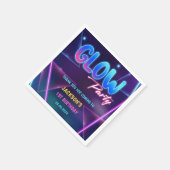 グローネオンライツサンキューバースデーパーティー スタンダードカクテルナプキン (角)