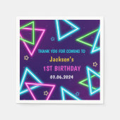 グローネオンライツサンキューバースデーパーティー スタンダードカクテルナプキン (正面)