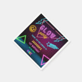 グローネオンライツサンキューバースデーパーティー スタンダードカクテルナプキン (角)