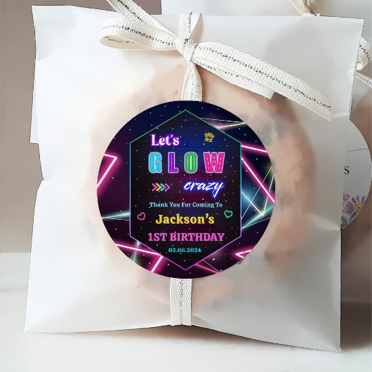 グローネオンライツサンキューバースデーパーティー フェイバータグ