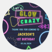 グローネオンライツサンキューバースデーパーティー ラウンドシール (正面)