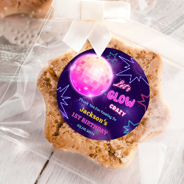 グローネオンライツサンキューバースデーパーティー ラウンドシール