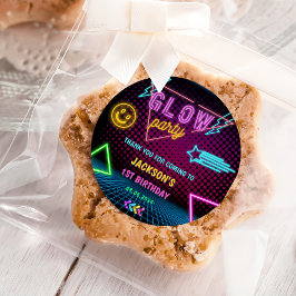 グローネオンライツサンキューバースデーパーティー ラウンドシール