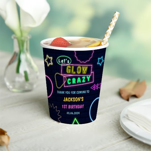 グローネオンライツサンキューバースデーパーティー 紙コップ