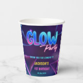 グローネオンライツサンキューバースデーパーティー 紙コップ (裏面)