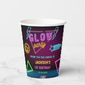 グローネオンライツサンキューバースデーパーティー 紙コップ (裏面)