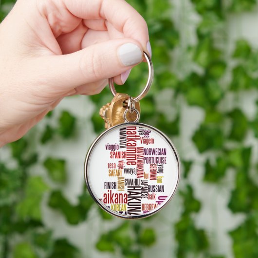 グローバルなグルーヴ:すべての言語でハクナ・マタタ キーホルダー (手)