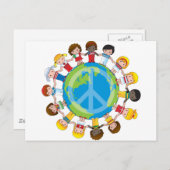 グローバルな子 ポストカード (正面/裏面)