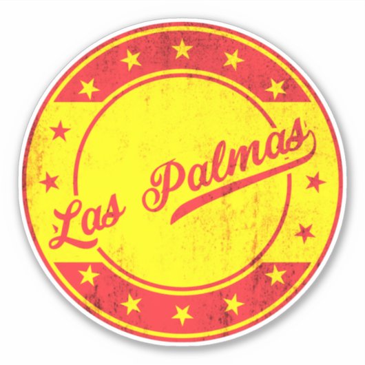 グローバルなRAveller - Las Palmas，スペイン シール (正面)
