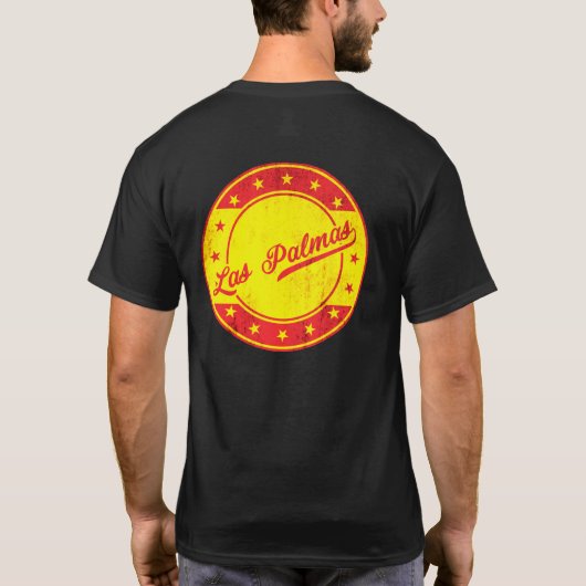 グローバルなRAveller - Las Palmas,スペイン Tシャツ (裏面)