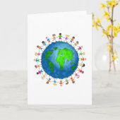 グローバルキッズ カード (黄色い花)