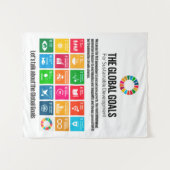 グローバルゴールポスター タペストリー (正面(横))