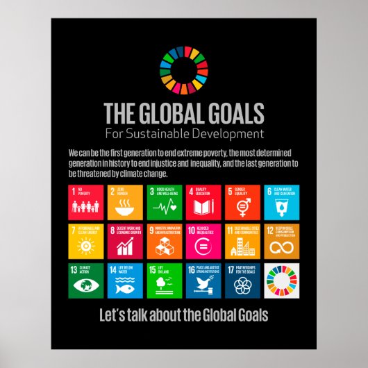 グローバルゴールポスター ポスター (正面)