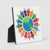 グローバルゴールUN 2030 フォトプラーク (正面)