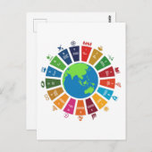 グローバルゴールUN 2030 ポストカード (正面/裏面)