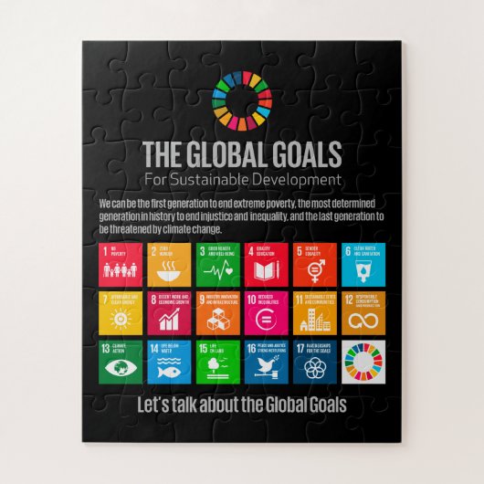 グローバルゴールUN SDG 2030ゲームパズル ジグソーパズル (縦)