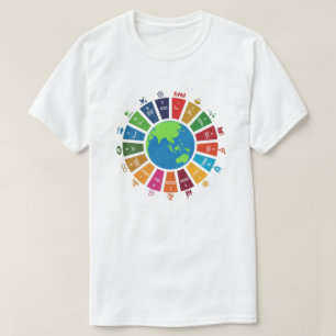 グローバルゴールUN SDG 2030 Tシャツ