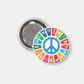 グローバルサステナビリティゴールインスパイアトレンディーの贈り物 マグネット (正面/裏面)