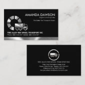 グローバルシルバータイヤのトラック輸送 名刺 (正面/裏面)