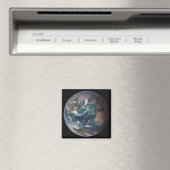 グローバルデータを示す地球の全体像2 マグネット (インサイチュ (食洗機))