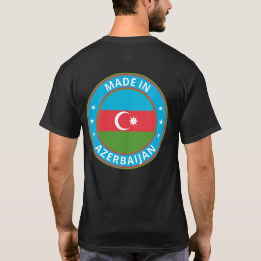 グローバルトラベラー – アゼルバイジャン製 Tシャツ (裏面)