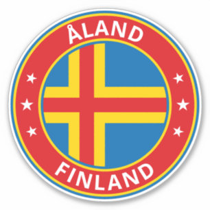 グローバルトラベラー – オーランド Ahvenanmaa, Suomi (編集) シール