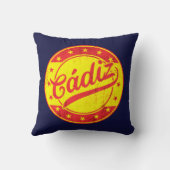 グローバルトラベラー – カディス，スペイン クッション (裏面)