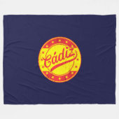 グローバルトラベラー – カディス，スペイン フリースブランケット (正面(横))