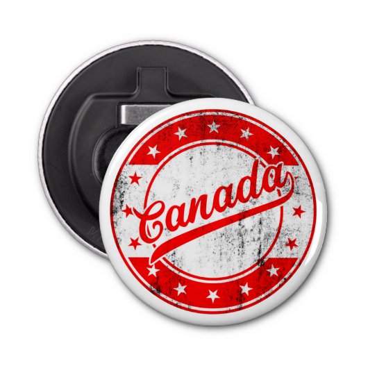 グローバルトラベラー – カナダボトルオープナー 栓抜き (正面)