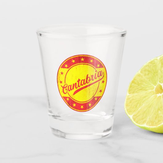 グローバルトラベラー – カンタブリア，スペイン ショットグラス (正面)