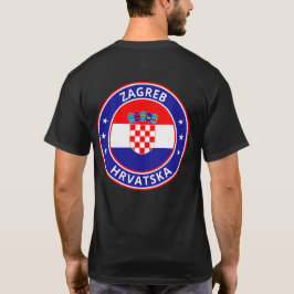 グローバルトラベラー – ザグレブ， Hrvatska |クロアチア Tシャツ