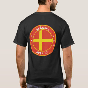 グローバルトラベラー – スカンスカ,スベージュ スウェーデン(編集) Tシャツ