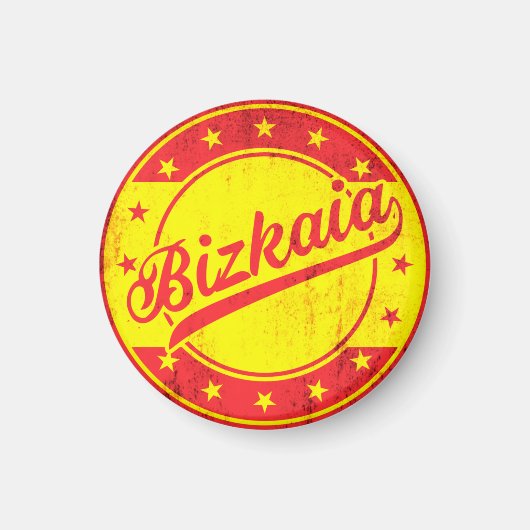グローバルトラベラー – スペイン – Bizkaia | Bicay マグネット (正面)