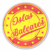 グローバルトラベラー – スペイン – Islas Baleares シール (正面)