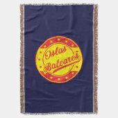 グローバルトラベラー – スペイン – Islas Baleares スローブランケット (正面縦)